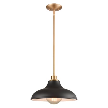 Grenville 13'' Wide 1Light Pendant, Brushed Gold